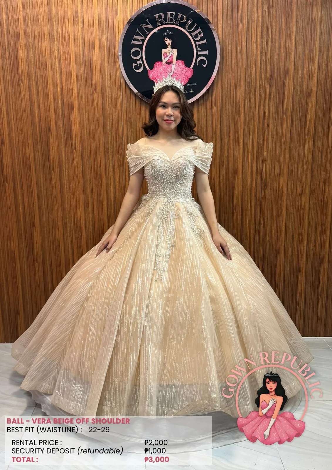 Ball Gowns: Cream 182